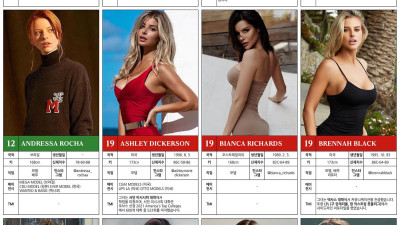 인스타 모델 대백과