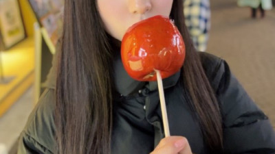 선배~ 탕후루 같이먹을래요~